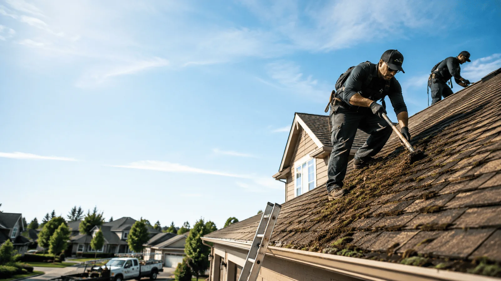 Roof Moss Removal in Stratford, WI near me